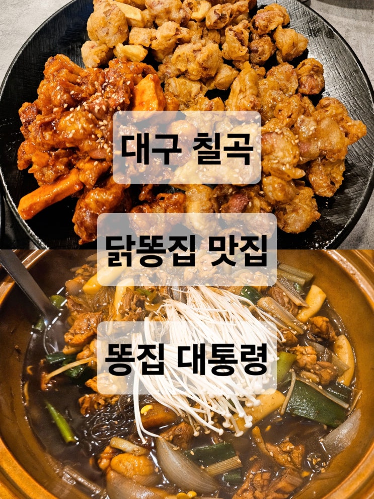  대구 칠곡 튀김옷이 얇은 쫄깃한 닭똥집 맛집  똥집 대통령 칠곡점