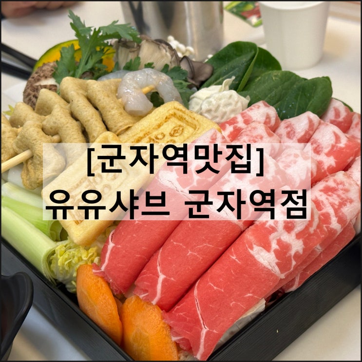  유유샤브 군자역점 | 군자역맛집 군자모임장소 샤브샤브맛집