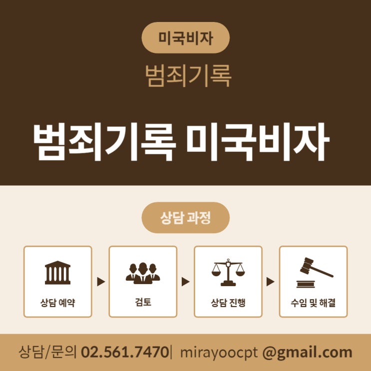 [미국이민법] 미국 이민비자 신청- 문제되는 한국 범죄기록과 대응