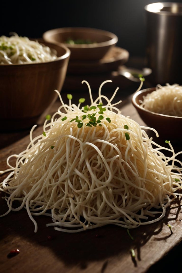  식이섬유와 요산,콩나물과 숙주나물 그리고 혈전
