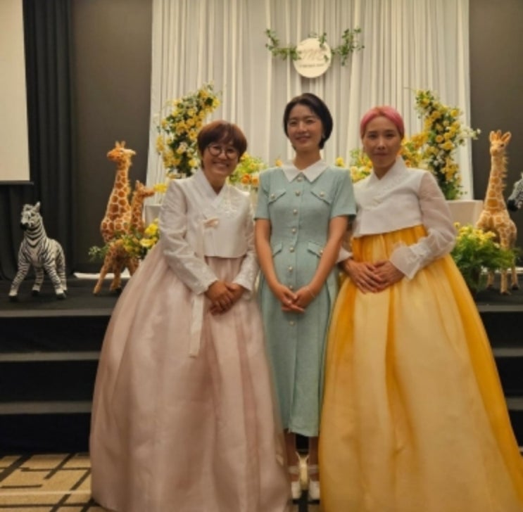<b>안영미</b>,남편 없이 아들 <b>돌잔치</b>,송은이·<b>신봉선</b>이 대신 한복... 