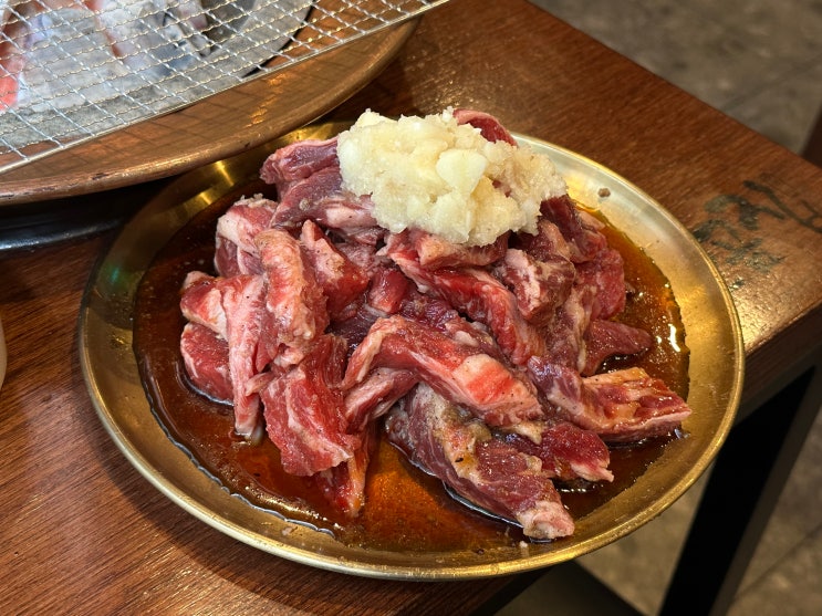  동탄 남광장 고기 맛집 '소곰집', 마늘 소갈비살 추천