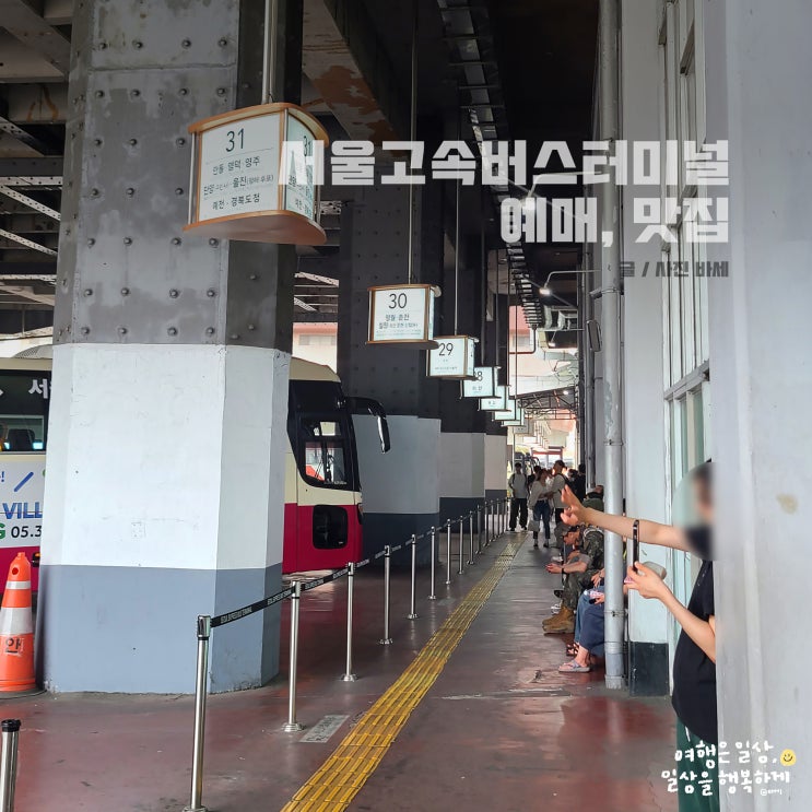  서울고속버스터미널 예매, 경부선, 우등버스, 서울-평택