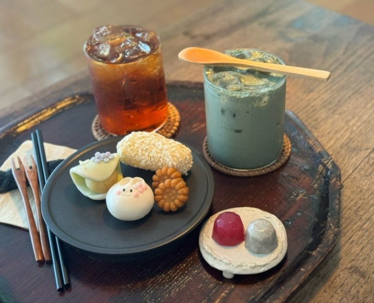  부평 평리단길 티카페620 화과자 양갱 디저트 맛집 (애견동반가능)