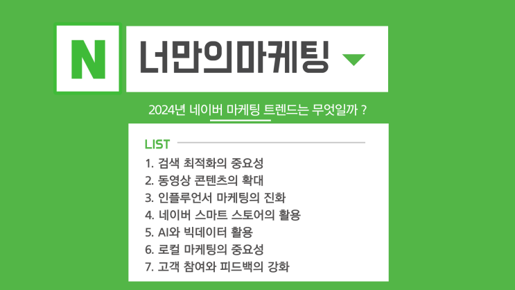  2024 네이버 마케팅 트렌드