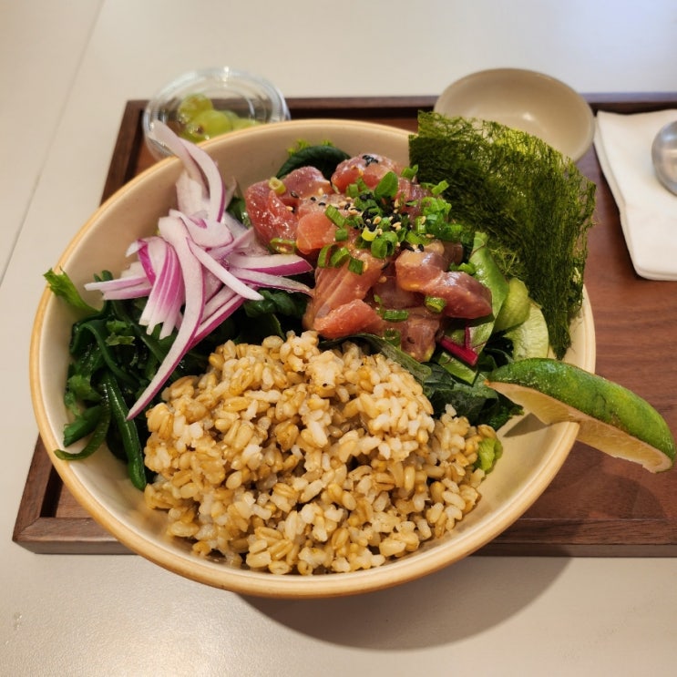  압구정역 혼밥 맛집 | 다이터트 중이라면 오케이포케에서 맛있는 샐러드 추천