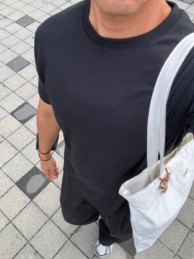  많이 부담스럽지 않은 머슬핏 (muscle-fit) MALDEN 몰든 클래식 머슬핏 무지 반팔 티셔츠 구매후기 입니다.
