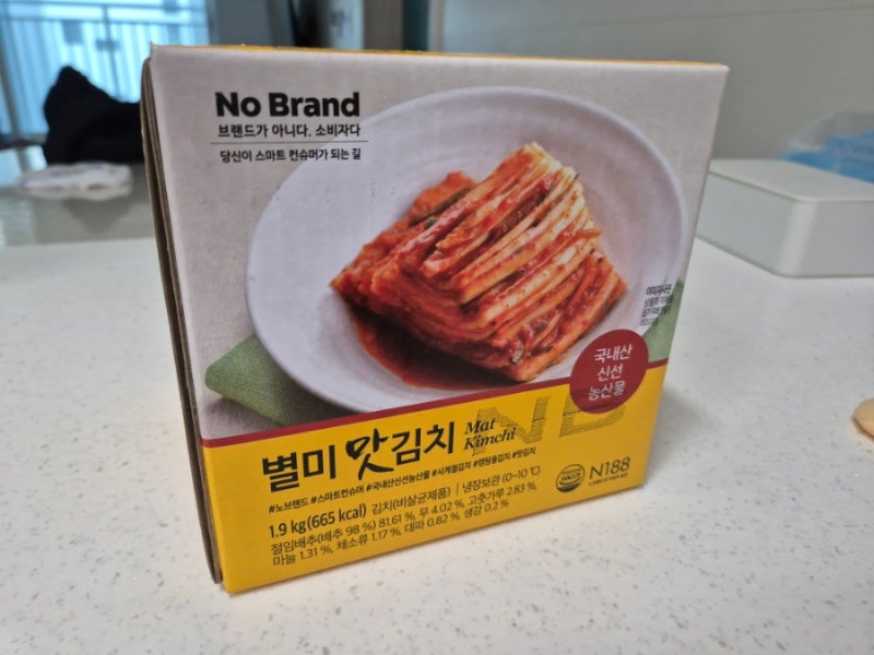 이마트 노브랜드 별미 맛김치 1.9kg 구매후기