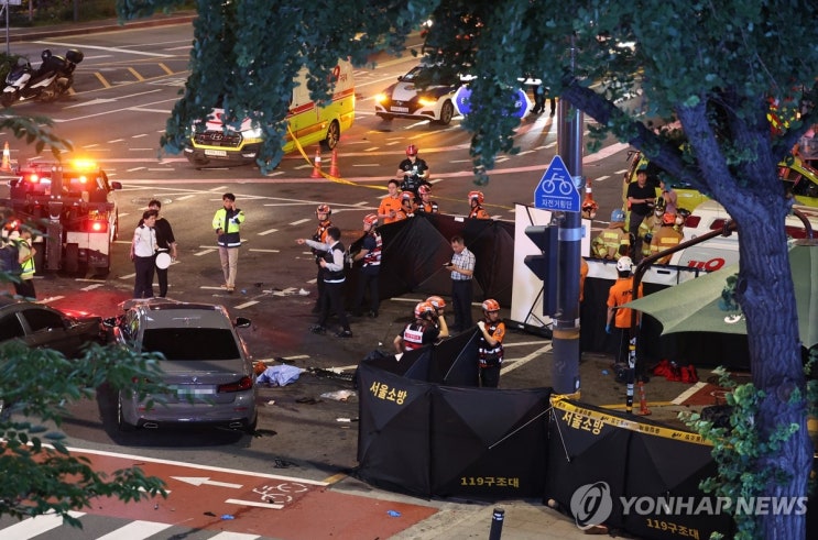 서울 <b>시청</b>역 인근서 역주행 차량 인도 돌진… 9명 사망(종합)