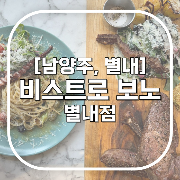 [남양주, 별내] 비스트로 보노 별내점 / 분위기도 좋고 맛도 좋은 별내동맛집