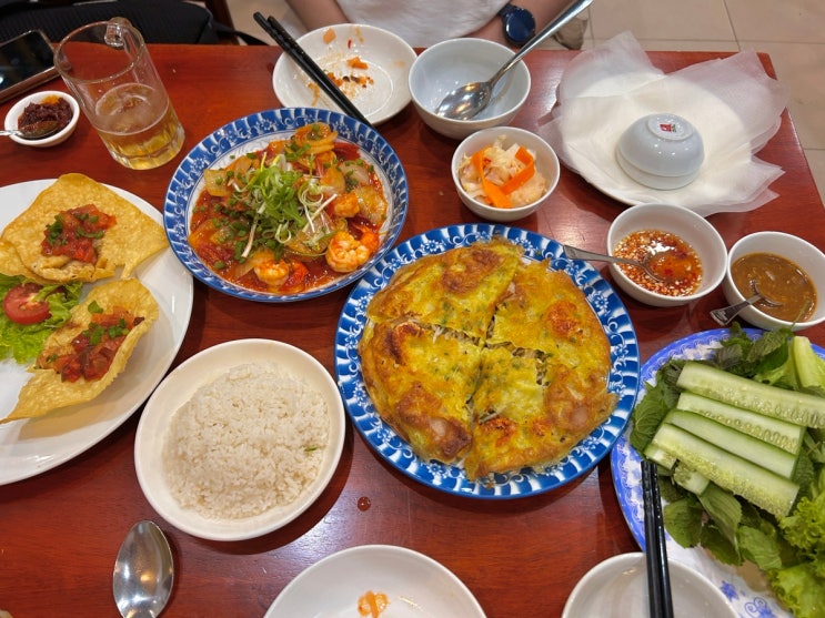  베트남 다낭 호이안 한국인 맛집, 호로콴 (Hồ Lô quán, 타마린드 새우, 반쎄오, 튀김 딤섬)