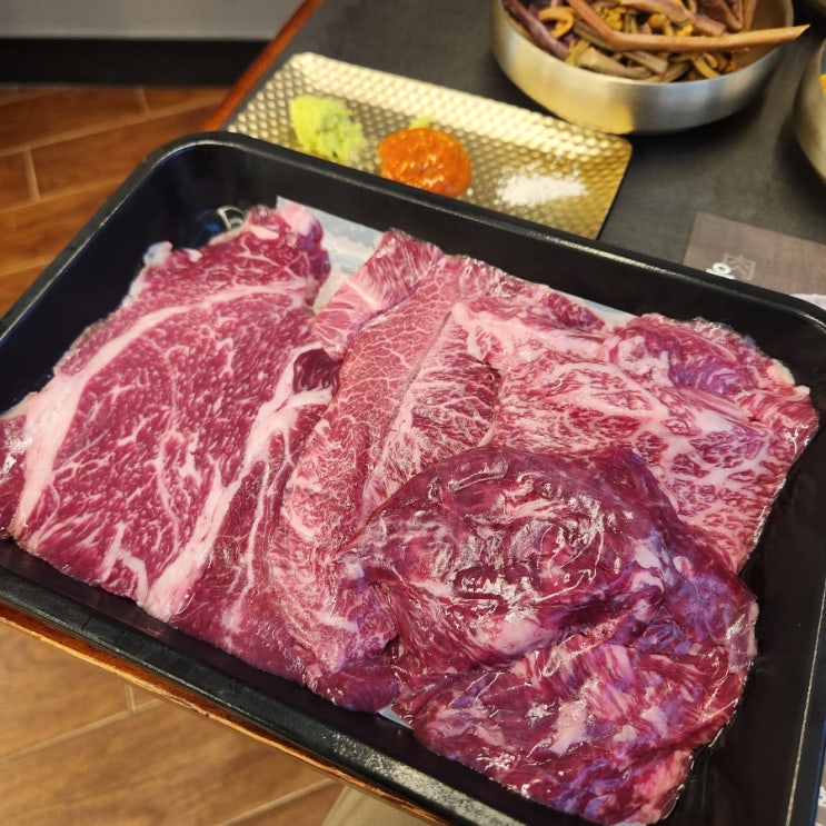  의정부 맛집 육탑 정육식당에서 한우 먹고왔어요