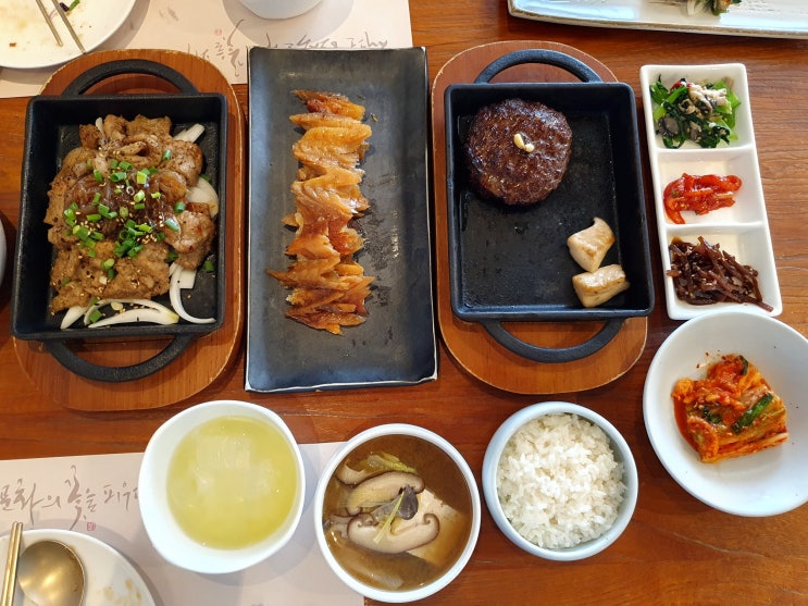  판교 현대백화점 현백 9층 맛집 판교 한정식 봉우리 고급져