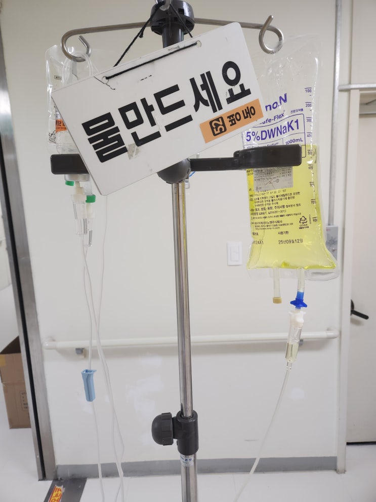  남편의 7일간의 게실염 후기
