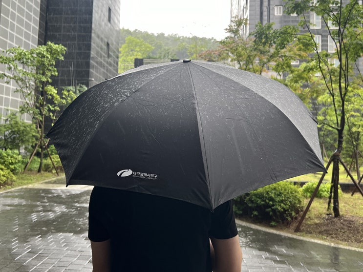  여름 장마철 차 탈 때 편한 거꾸로 자동 장우산 인쇄 제작