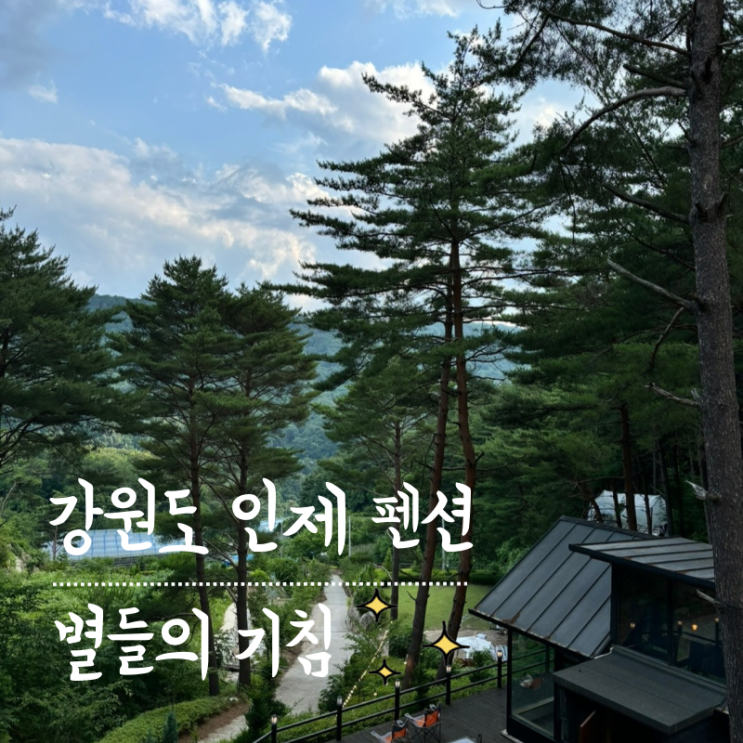  강원도 인제 펜션 블루베리 체험도 하는 별들의 기침
