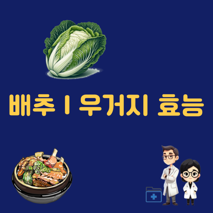  배추의 효능 배추효능 우거지 효능 부작용 그리고 우거지뼈해장국 한사발