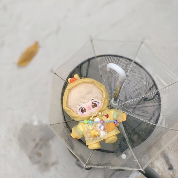  10cm 작은 오리 레인코트세트 인형옷 아이돌인형옷