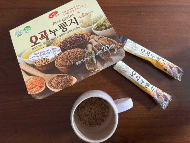  간편누룽지 쌍지뜰 오곡누룽지 아침대용 한끼추천 리뷰