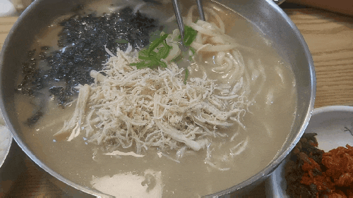  사하구 다대포맛집 진한 국물이 예술인 교동닭칼국수 다대포점