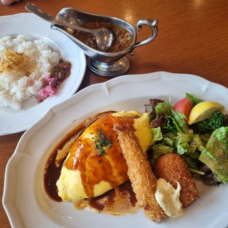  후쿠오카 하카타 로얄호스트 오믈렛, 커리 맛집