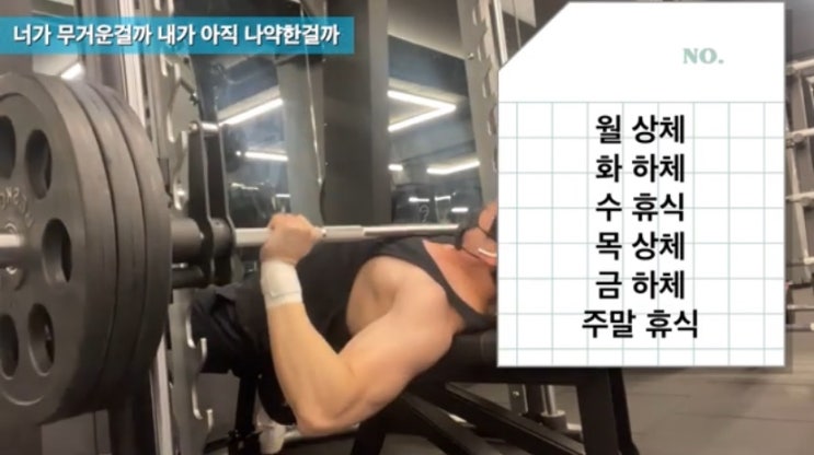 직장인 헬스 루틴은 2분할 루틴으로(상체운동, 하체운동) 직장인 헬스 루틴은 2분할 루틴으로(상체운동, 하체운동)