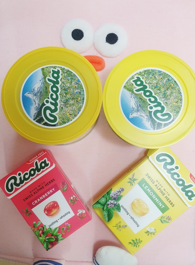 리콜라Ricola 오리지널, 레몬민트 스위스 허브 캔디