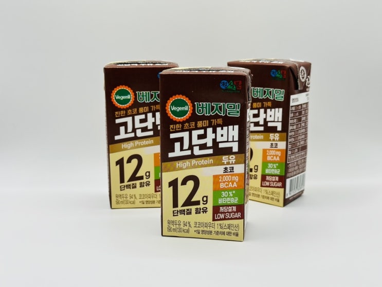  맛있는단백질 초코두유 추천 리뷰 (+베지밀)