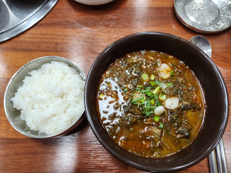 울릉도 도동식당 엉겅퀴해장국