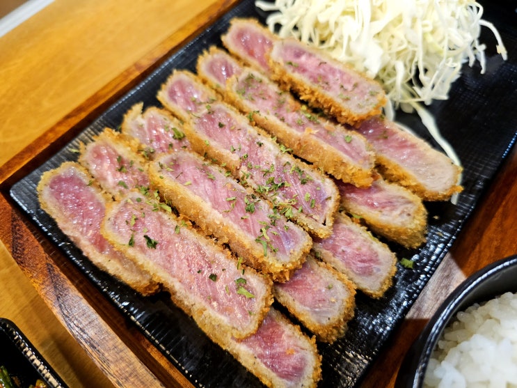  부산대맛집-규카츠정식이 맛있고 혼밥하기 좋은 신상 밥집 [미슐당 부산대점]