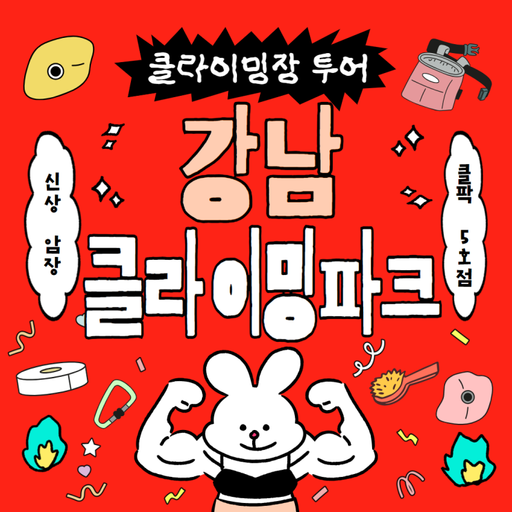  강남역 여름 실내데이트 추천, 클라이밍파크강남점 신상암장 운동 후기
