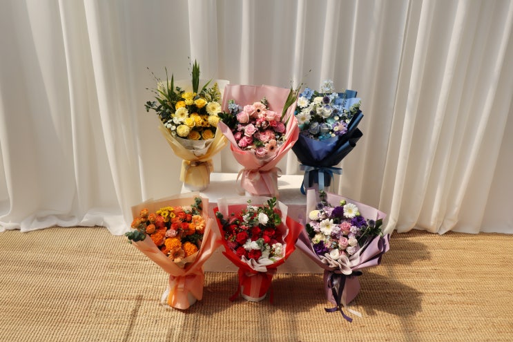  로맨틱한 파스텔 꽃다발로 사랑하는 마음을 전해요-