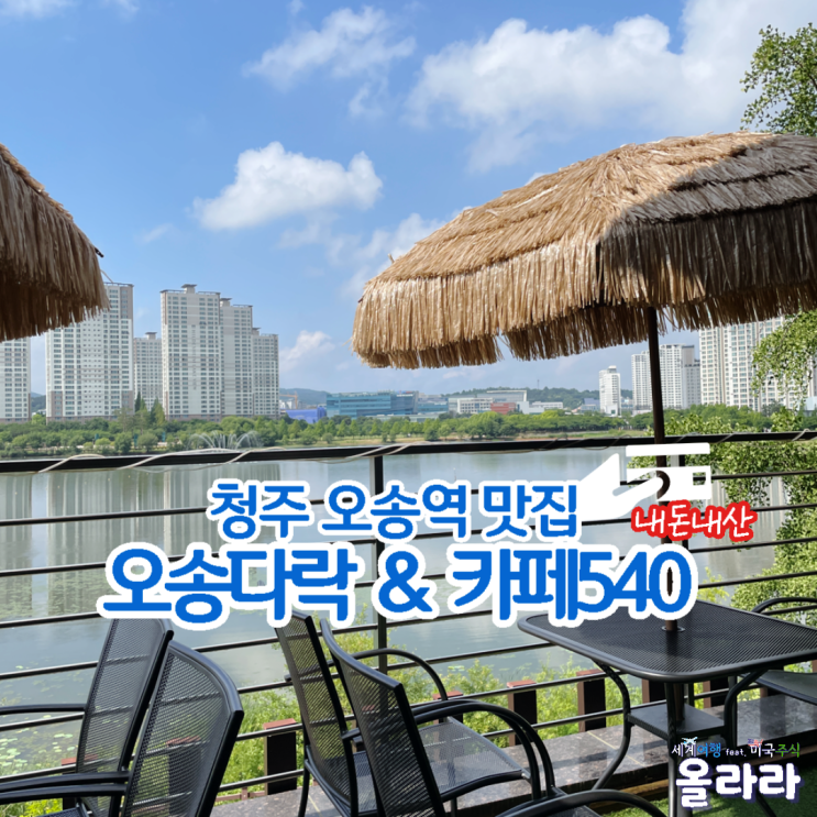  청주 오송역 맛집 불고기 호수뷰 540카페 오송다락