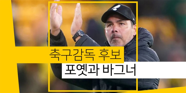 한국 축구 감독 후보에 EPL 프리미어리그 출신 <b>포옛</b>과 <b>바그너</b>