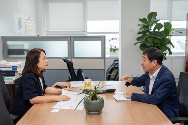  이재영 증평군수, 교부세 확보 위해 행안부 방문