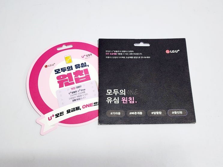  원칩 유심 구매 LG선불폰 셀프개통 방법