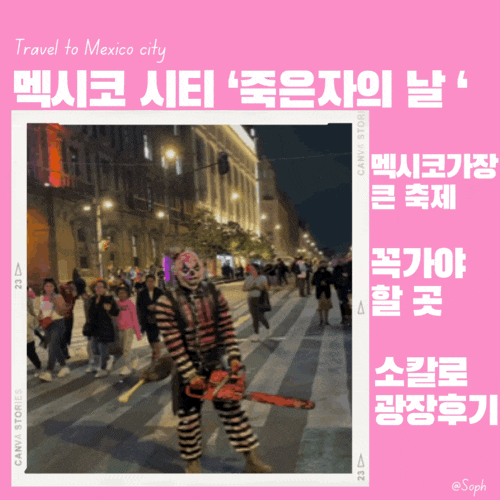  멕시코 죽은자의 날 멕시코시티 꼭 가야할 곳