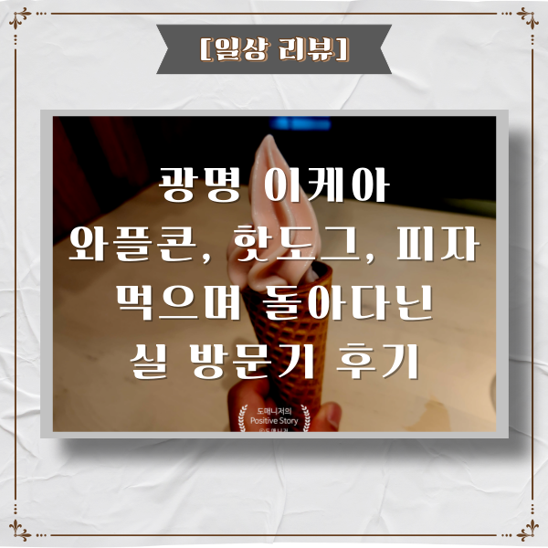  광명 이케아 푸드코트 와플콘, 베지 핫도그,피자 등 저렴한 음식 즐기는  방문기[일상 리뷰]