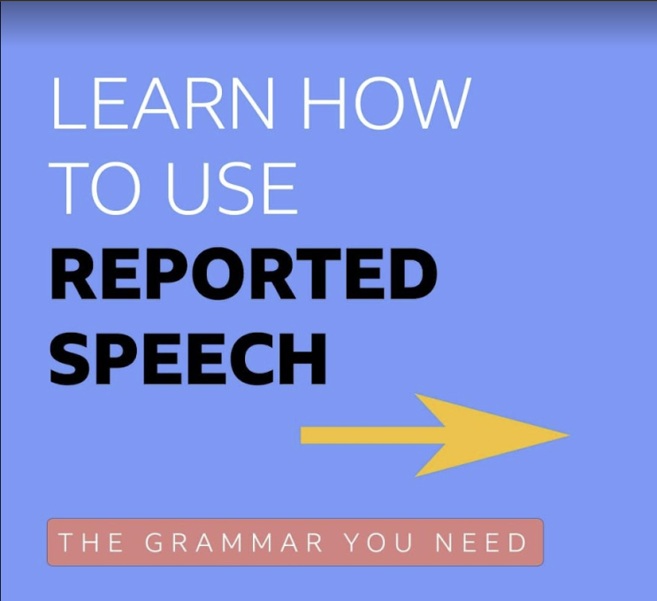  [영어] Reported Speech 간접화법 사용 방법
