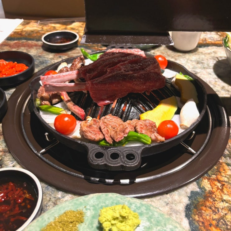  신사양갈비 고메램 신사점 구워주는 양갈비