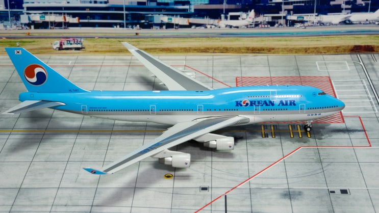  1:200 JC wings Korean Air 대한항공 B747-400 HL7461 'last flight' 다이캐스트 모형