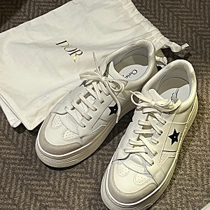 Dior Star 디올 스타 플랫폼 스니커즈 실착리뷰 / 디테일, 사이즈, 착화감, 코디