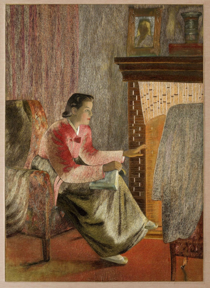 전시리뷰] 국립현대미술관 덕수궁: 《한국 근현대 자수: 태양을 잡으려는 새들》 : 네이버 블로그, image size:800x1093