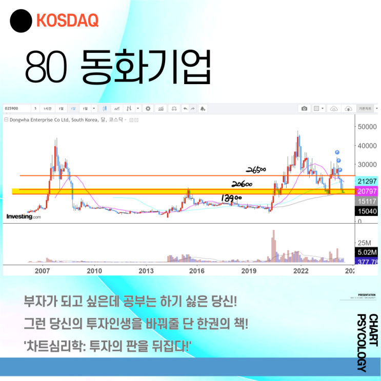  코스닥 80위 동화기업 주가 전망 - 2만원 깨졌다! 다음 저점은?  2024년 3분기