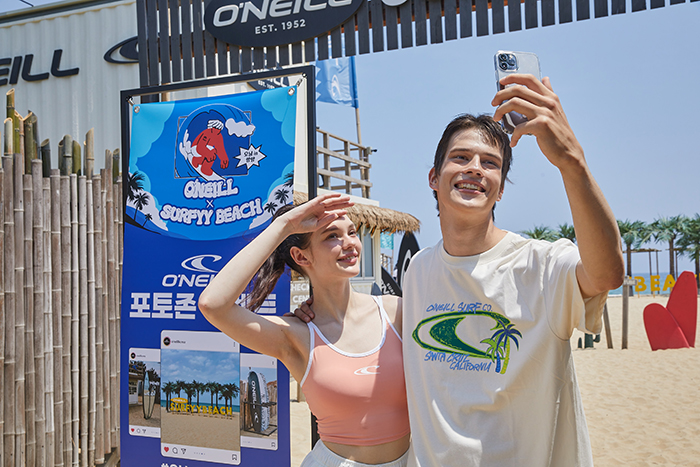  한성에프아이 '오닐(O’NEILL)', 양양 서피비치(YangYang Surfyy Beach)에 오닐 포토존 조성