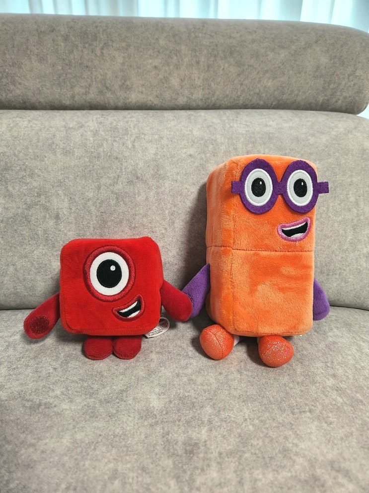  4살 5살 선물 :) 넘버블럭스 봉제 인형 4살 아이 후기.