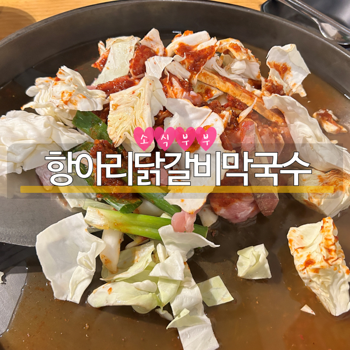  [송파] 장지역 닭갈비 맛집 '항아리닭갈비막국수'