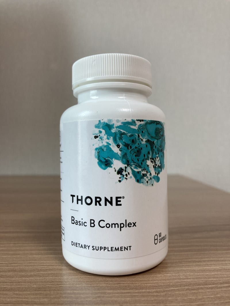쏜 리서치 비타민 B (Thorne Basic B Complex)
