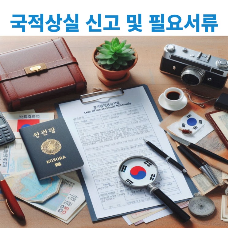  국적상실 사유와 국적상실시 신고방법 및 필요서류
