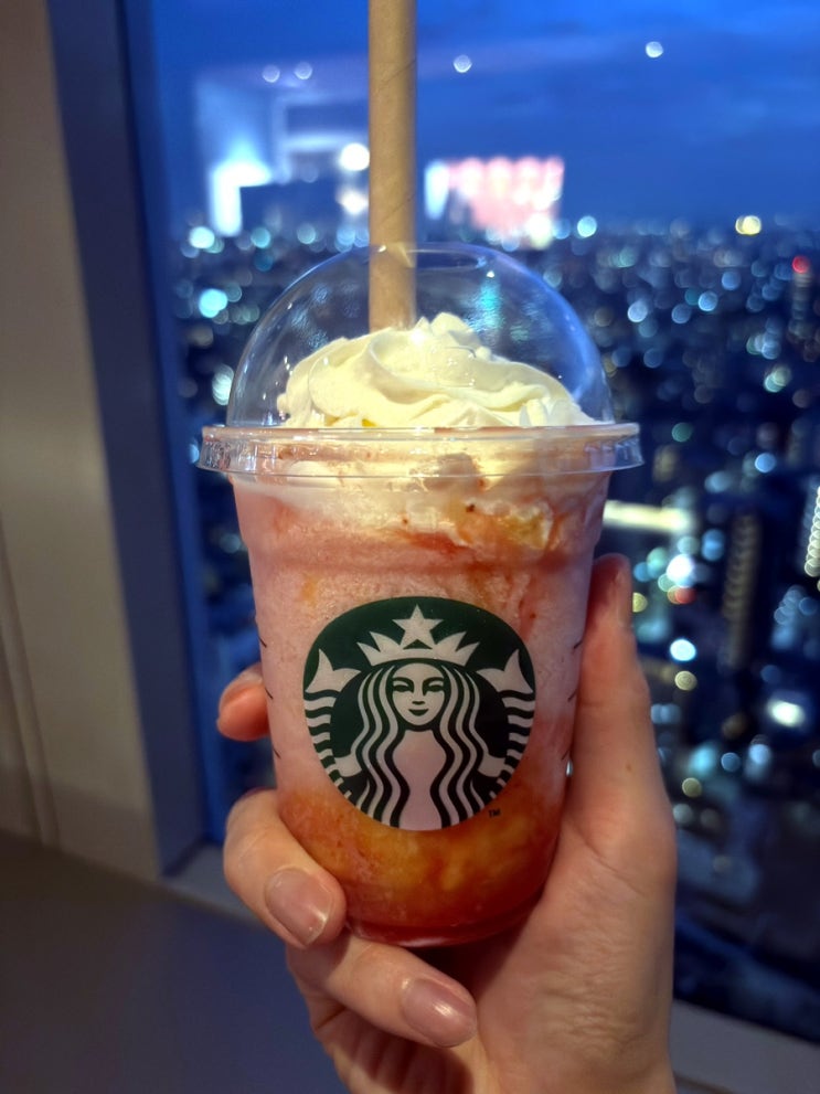  이치고 바나나 프라푸치노 イチゴ バナナ フラペチーノ (6월 일본 스타벅스 한정메뉴)